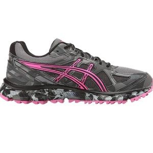 ASICS Gel-Scram 2 Womens Titanium/Hot Pi Sneakers Size 8